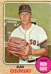 1968 Topps Baseball Cards      331     Dan Osinski